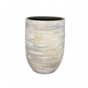 VASO MIAMI CERAMICA D23 H30 - grey