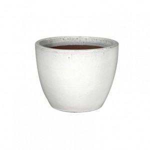 VASO Egg CERAMICA D38 H32 - white