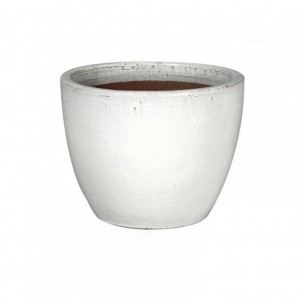 VASO Egg CERAMICA D48 H41 - white