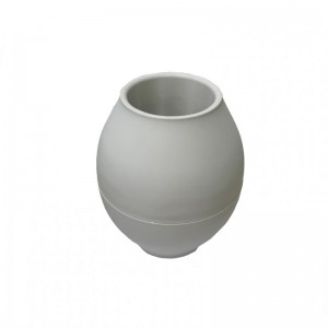 VASO DIABOLO D15 H17,6cm pcs 10- grey