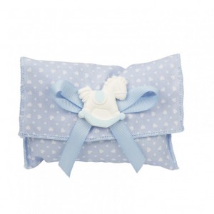 SACHET HEART / POIS PCS 10-light blue