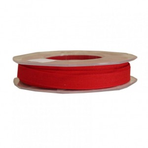 N/GARZA TIPO COTONE 12MM 25MT - rosso