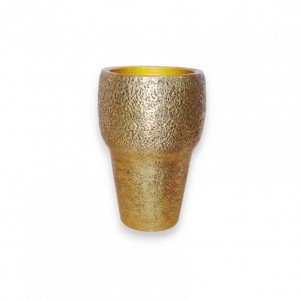 VASO ALLUMINIO 43XH70cm - antique gold