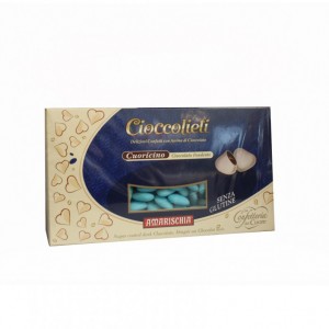 CONFETTI CUORE CELESTE CIOCC. KG1-sc30%