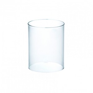 GLASS FIREPLACE H 15 DIAM. 7