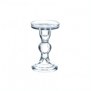 CANDELABRO VETRO D8,5 H14 CM