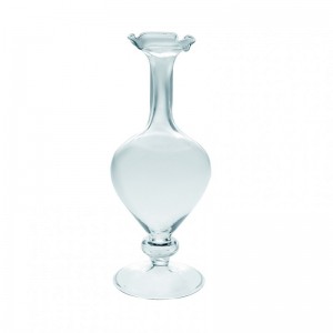 SINGLE-FLOWER GLASS H 20.5 DIAM. 8 CM