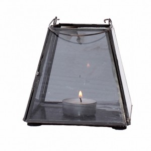 LANTERN BLACK 11X11X11CM