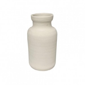 BOTTIGLIA terracotta 8 H15,5 CM -biscott