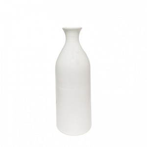 BOTTIGLIA terracotta D14,5 H40 CM-bianco
