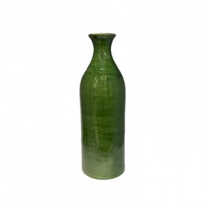 BOTTIGLIA terracotta D14,5 H40 CM -verde