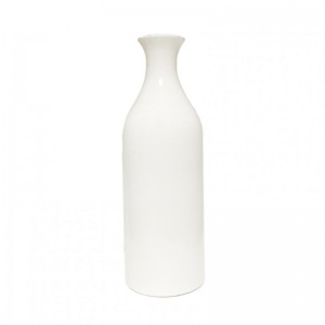 BOTTIGLIA terracotta D16,8 H50CM -bianco