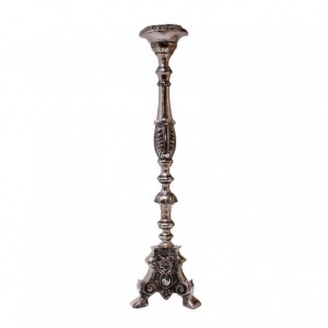 CANDELABRO BAROCCO NIKEL H80CM