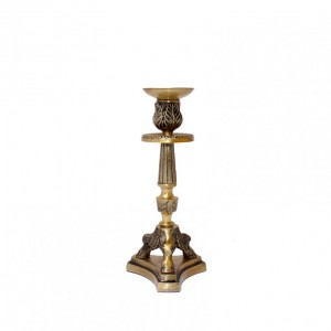 CANDELABRO BAROCCO GOLD D13X13X13 H32 CM