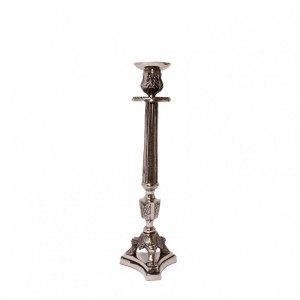 CANDLESTICK BAROCCO SILVER H47DM13X13X13