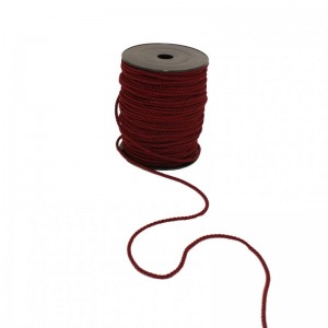 CORDONCINO 3 CAPI 3MM 50MT -bordeaux