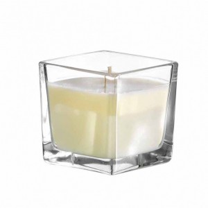 GLASS CANDLE CM 8X8