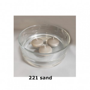 CANDELE GALLEGGIANTI PZ 28 - sand