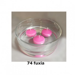 CANDELE GALLEGGIANTI PZ 28 - fucsia