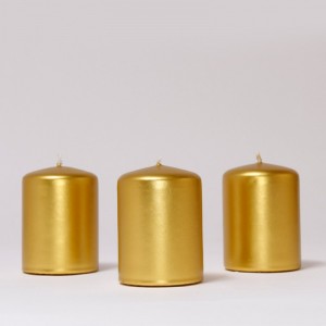 BOX CANDLES MM80X40 PZ 24 gold