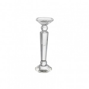 CANDELABRO MONOFIAMMA cristallo D10 H31