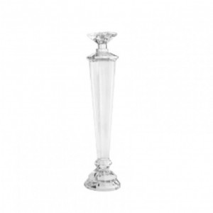 CANDELABRO MONOFIAMMA cristallo D12H51cm