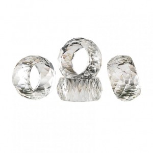 NAPKIN HOLDER crystal D6cm