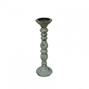 CANDELABRO LEGNO H45X14CM