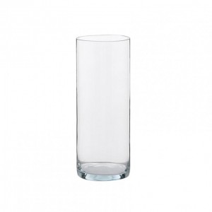 GLASS CYLINDER D12 H25 CM