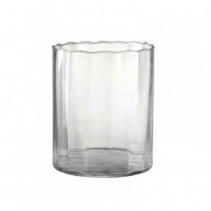 OPTICAL GLASS CYLINDER H 20 DIAM. 10 CM