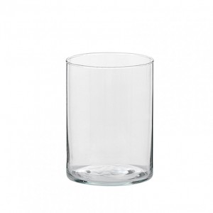 GLASS CYLINDER D15 H20 cm