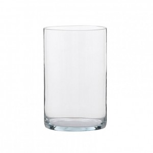 GLASS CYLINDER H 30 DIAM. 19CM