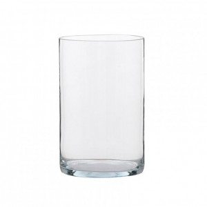 GLASS CYLINDER H 30 DIAM. 19CM