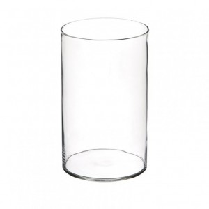 GLASS CYLINDER D15 H25 cm