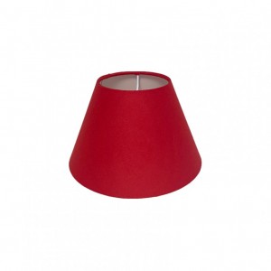 CAPPELLO LAMPADA 20X10XH12cm - rosso