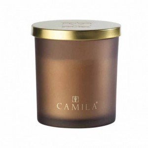 CANDLE 140GR D7.5 H8 CM - cappuccino