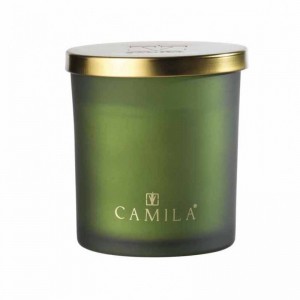 CANDLE 140GR D7.5 H8 CM - militar green