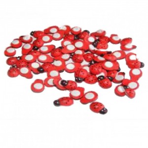 COCCINELLE C/BIADESIVO 13mm 120pz -rosso