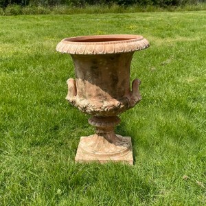 COPPA IMPERIALE IN TERRACOTTA H85 CM