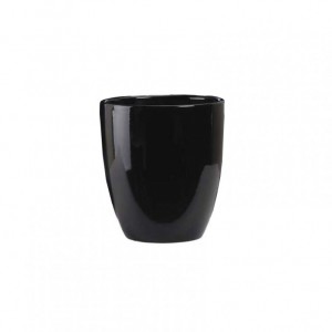 VASO CERAMICA D20 H23 cm - nero