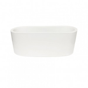 VASCHETTA OVALE terr 38X17 H14CM -bianco