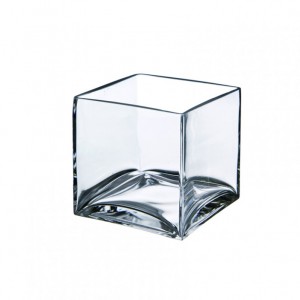 GLASS CUBE 8X8X8 CM