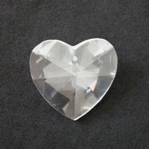 CRYSTAL 40MM HEART PZ 2