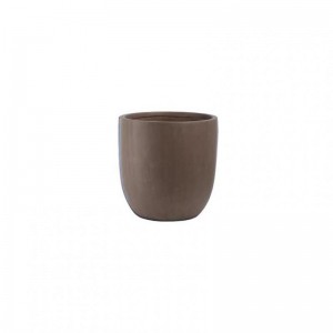 VASO RESINA D42 H43 cm - terracotta