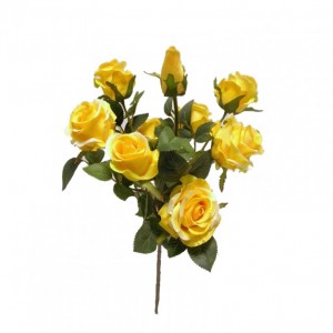 ROSA BUSH X9 H45 CM RO -giallo *