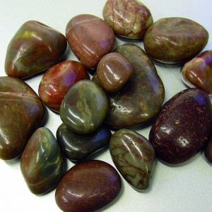 RIVER STONES 20-40MM KG 1-dark red