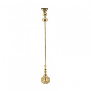 CANDELABRO METALLO 12,5x12,5 h89cm-gold