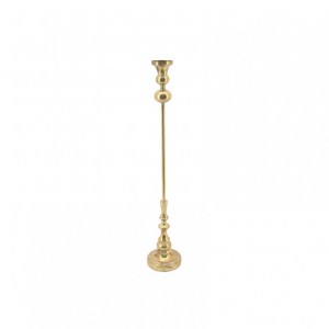 CANDELABRO METALLO 12,5x12,5 h70cm-gold