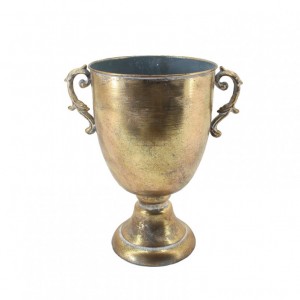COPPA METALLO 30,5x22 h34cm - gold