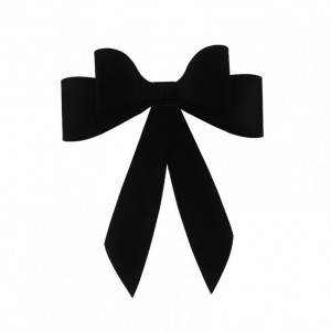 FIOCCO METALLO 80X24,5 H101,5 CM -black